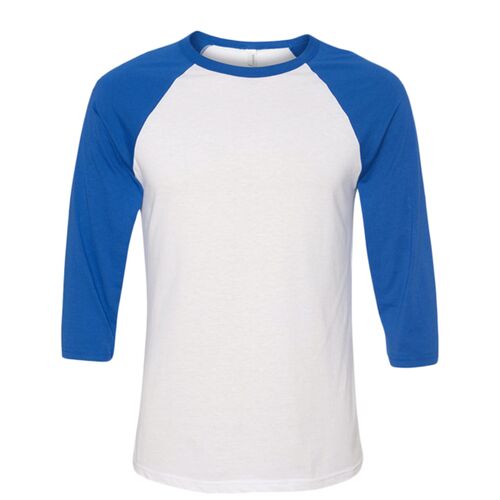 Bella 3200 Unisex Three-Quarter Sleeve Baseball Tee Thumbnail
