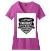 District Made DM1190L Ladies Perfect Blend ™ V Neck Tee Thumbnail