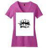 District Made DM1190L Ladies Perfect Blend ™ V Neck Tee Thumbnail
