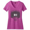 District Made DM1190L Ladies Perfect Blend ™ V Neck Tee Thumbnail