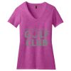 District Made DM1190L Ladies Perfect Blend ™ V Neck Tee Thumbnail
