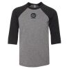 Bella 3200Y Youth Three-Quarter Sleeve Baseball Tee Thumbnail