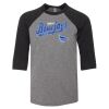 Bella 3200Y Youth Three-Quarter Sleeve Baseball Tee Thumbnail