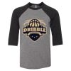 Bella 3200Y Youth Three-Quarter Sleeve Baseball Tee Thumbnail