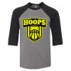 Bella 3200Y Youth Three-Quarter Sleeve Baseball Tee Thumbnail