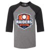 Bella 3200Y Youth Three-Quarter Sleeve Baseball Tee Thumbnail