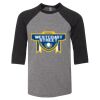 Bella 3200Y Youth Three-Quarter Sleeve Baseball Tee Thumbnail