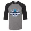Bella 3200Y Youth Three-Quarter Sleeve Baseball Tee Thumbnail