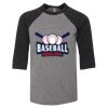Bella 3200Y Youth Three-Quarter Sleeve Baseball Tee Thumbnail