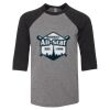 Bella 3200Y Youth Three-Quarter Sleeve Baseball Tee Thumbnail