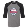 Bella 3200Y Youth Three-Quarter Sleeve Baseball Tee Thumbnail