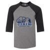 Bella 3200Y Youth Three-Quarter Sleeve Baseball Tee Thumbnail