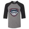 Bella 3200Y Youth Three-Quarter Sleeve Baseball Tee Thumbnail