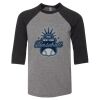 Bella 3200Y Youth Three-Quarter Sleeve Baseball Tee Thumbnail