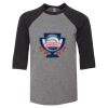 Bella 3200Y Youth Three-Quarter Sleeve Baseball Tee Thumbnail
