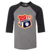 Bella 3200Y Youth Three-Quarter Sleeve Baseball Tee Thumbnail