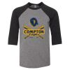 Bella 3200Y Youth Three-Quarter Sleeve Baseball Tee Thumbnail