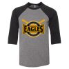 Bella 3200Y Youth Three-Quarter Sleeve Baseball Tee Thumbnail