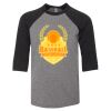 Bella 3200Y Youth Three-Quarter Sleeve Baseball Tee Thumbnail