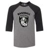 Bella 3200Y Youth Three-Quarter Sleeve Baseball Tee Thumbnail