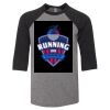 Bella 3200Y Youth Three-Quarter Sleeve Baseball Tee Thumbnail