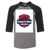 Bella 3200Y Youth Three-Quarter Sleeve Baseball Tee Thumbnail
