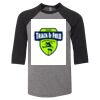 Bella 3200Y Youth Three-Quarter Sleeve Baseball Tee Thumbnail