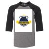 Bella 3200Y Youth Three-Quarter Sleeve Baseball Tee Thumbnail
