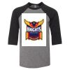 Bella 3200Y Youth Three-Quarter Sleeve Baseball Tee Thumbnail