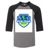 Bella 3200Y Youth Three-Quarter Sleeve Baseball Tee Thumbnail