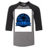 Bella 3200Y Youth Three-Quarter Sleeve Baseball Tee Thumbnail