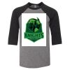 Bella 3200Y Youth Three-Quarter Sleeve Baseball Tee Thumbnail
