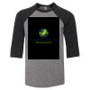 Bella 3200Y Youth Three-Quarter Sleeve Baseball Tee Thumbnail
