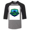 Bella 3200Y Youth Three-Quarter Sleeve Baseball Tee Thumbnail