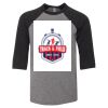 Bella 3200Y Youth Three-Quarter Sleeve Baseball Tee Thumbnail