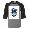 Bella 3200Y Youth Three-Quarter Sleeve Baseball Tee Thumbnail