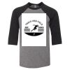 Bella 3200Y Youth Three-Quarter Sleeve Baseball Tee Thumbnail