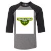 Bella 3200Y Youth Three-Quarter Sleeve Baseball Tee Thumbnail