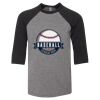 Bella 3200Y Youth Three-Quarter Sleeve Baseball Tee Thumbnail