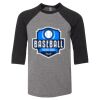 Bella 3200Y Youth Three-Quarter Sleeve Baseball Tee Thumbnail