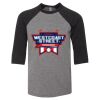 Bella 3200Y Youth Three-Quarter Sleeve Baseball Tee Thumbnail