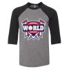 Bella 3200Y Youth Three-Quarter Sleeve Baseball Tee Thumbnail