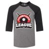 Bella 3200Y Youth Three-Quarter Sleeve Baseball Tee Thumbnail