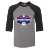 Bella 3200Y Youth Three-Quarter Sleeve Baseball Tee Thumbnail