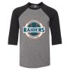 Bella 3200Y Youth Three-Quarter Sleeve Baseball Tee Thumbnail