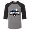 Bella 3200Y Youth Three-Quarter Sleeve Baseball Tee Thumbnail