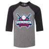 Bella 3200Y Youth Three-Quarter Sleeve Baseball Tee Thumbnail