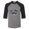 Bella 3200Y Youth Three-Quarter Sleeve Baseball Tee Thumbnail