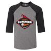 Bella 3200Y Youth Three-Quarter Sleeve Baseball Tee Thumbnail