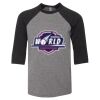 Bella 3200Y Youth Three-Quarter Sleeve Baseball Tee Thumbnail